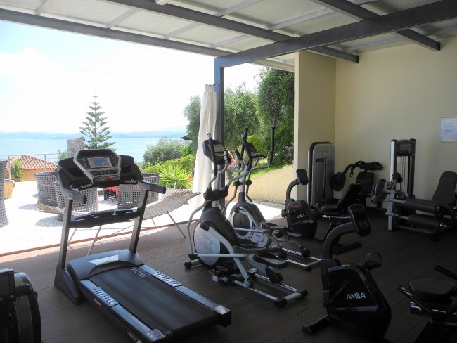 Fitness mit Meerblick - Hotel Pantokrator - Barbati Fitness mit Meerblick