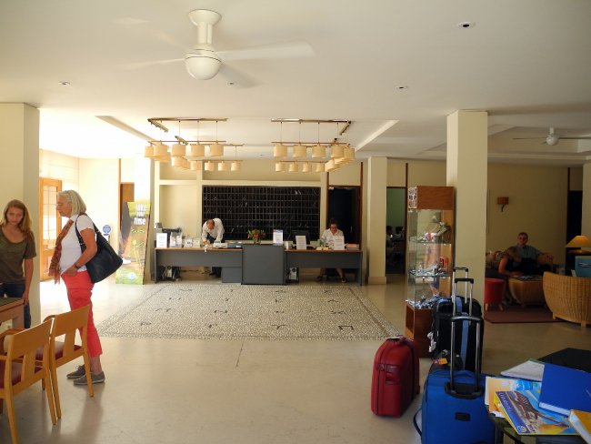 Rezeption - Kernos Beach Hotel Bungalows - Malia Rezeption