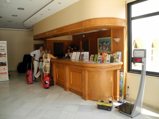 Rezeption - Hotel Atlantis Beach - Rethymnon Rezeption