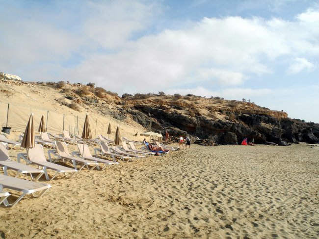 Einsamer Strand - Hotel H10 Sentido Playa Esmeralda - Costa Calma Einsamer Strand