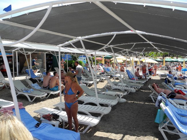 Feste Sonnendächer - Hotel Aska Buket Resort & Spa - Okurcalar Feste Sonnendächer