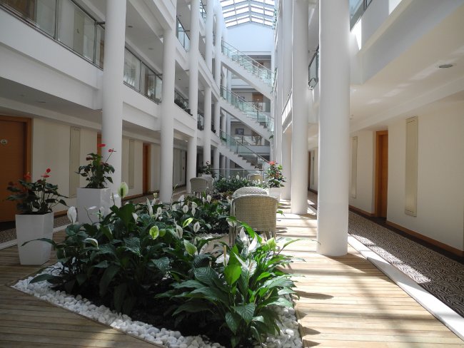 Schöner Hotelinnenhof - Hotel Arcanus Side Resort - Side-Sorgun Schöner Hotelinnenhof