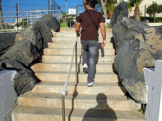 Treppe zum Strand - Hotel Occidental Lanzarote Playa - Costa Teguise Treppe zum Strand