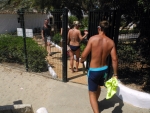 Zugang an den Strand