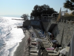 Strand vor dem Hotel Glaros Beach