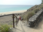 10 Höhenmeter bis zum Strand